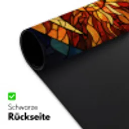 Mozaïek - Glas - Maan - Donkerblauw Muismat XXL klein -ysfeer2_duits