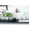 Schotse hooglander - Krant - Toilet - WC - Wit - Koe Muursticker klein -keuken