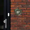 Olijfgroen - Traditioneel Naambord Organisch middel -sfeer1