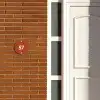 Roestbruin - Traditioneel Naambord Rond klein -sfeer3-rond-XS