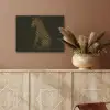 Zebra - Strepen - Goud PET vilt klein -sfeer4