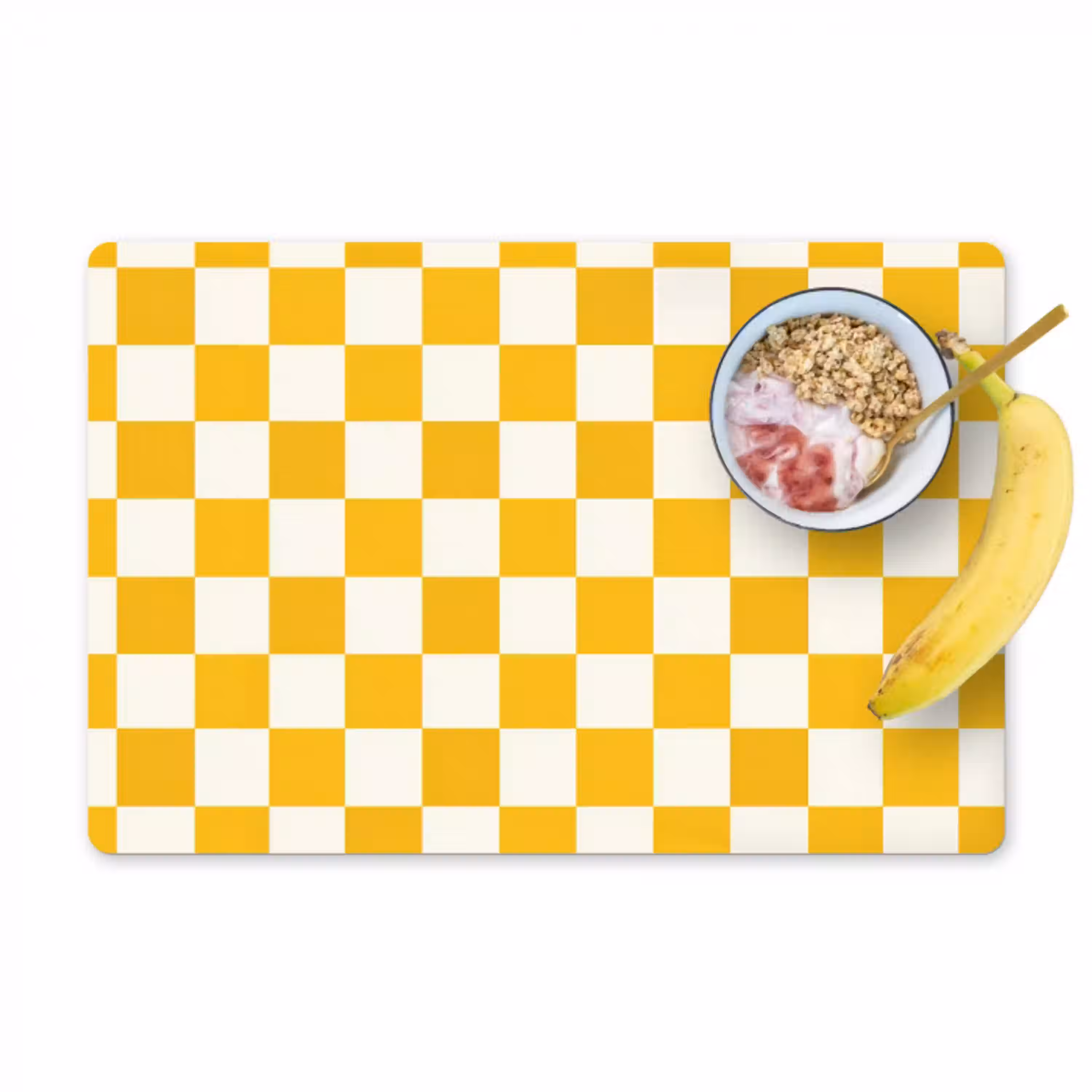 Traditioneel - Patroon - Geel Placemat vinyl groot 368 -zzzproduct_Kitchenyeah-website