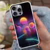 Landschap - Bergen - Bollen - Licht Hoesje iPhone 16 Pro Max met koord klein -sfeer3