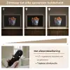 Kip - Bucket - Delfts blauw - Lekker Light Box met batterij (Wandlamp) middel -USP_dimbaarNL