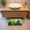 Zen - Stenen - Groen - Natuur - Bamboe Badmat klein -sfeer1