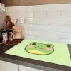 Kikker - Groen - Vriendelijkheid Inductie beschermer vinyl 3mm klein -sfeer3