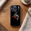 Wijn - Vrouw - Neon - Quote Telefoonhoesje iPhone 17 Pro klein -sfeer1