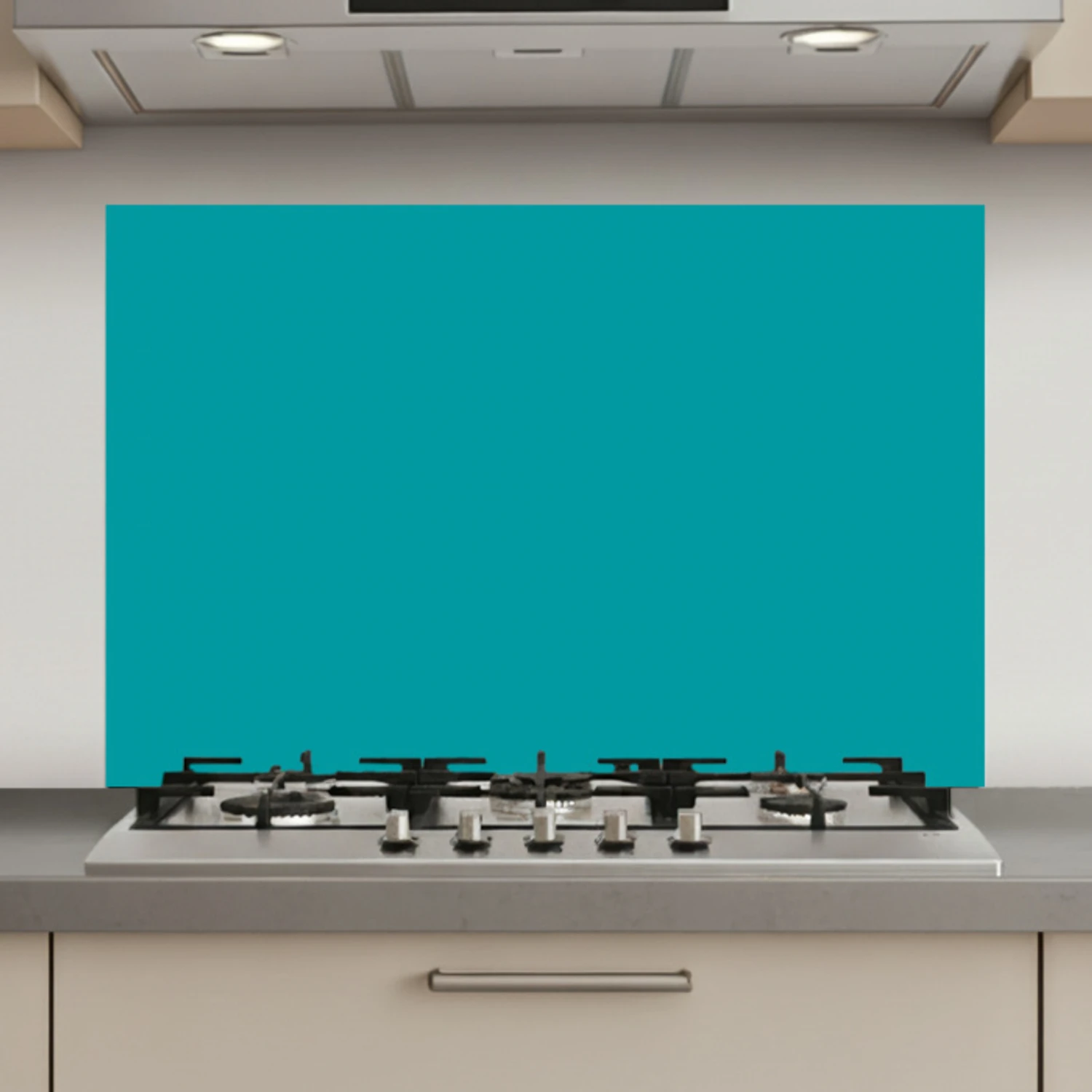 Blauw - Effen kleur keuken achterwand spatscherm klein 900 -3d_website