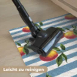 Strepen - Citroen - Blauw Deurmat klein 898 -reinigen_DE