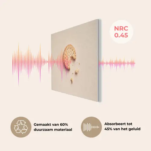 Koekje - Kruimels - beige PET vilt klein -USP_NL