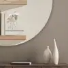 Plankjes - Boeken - Vaasjes - Planten Akoestische PET Vilt - Rond klein -sfeer5_closeup