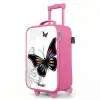 Petal papillon Kinderkoffer - Roze klein -productfoto_schuin