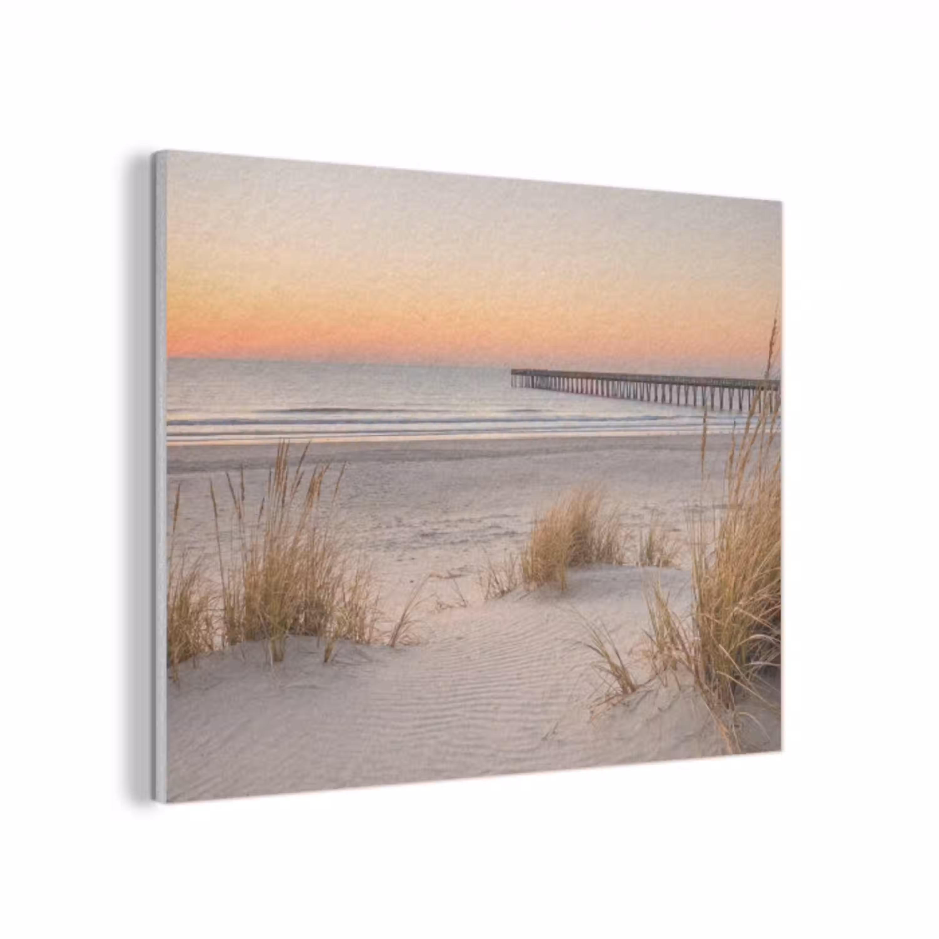 Pier - Zonsondergang - Strand PET vilt klein -3d