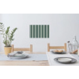 Strepen - Klassiek - Groen Muursticker klein 286 -eettafel