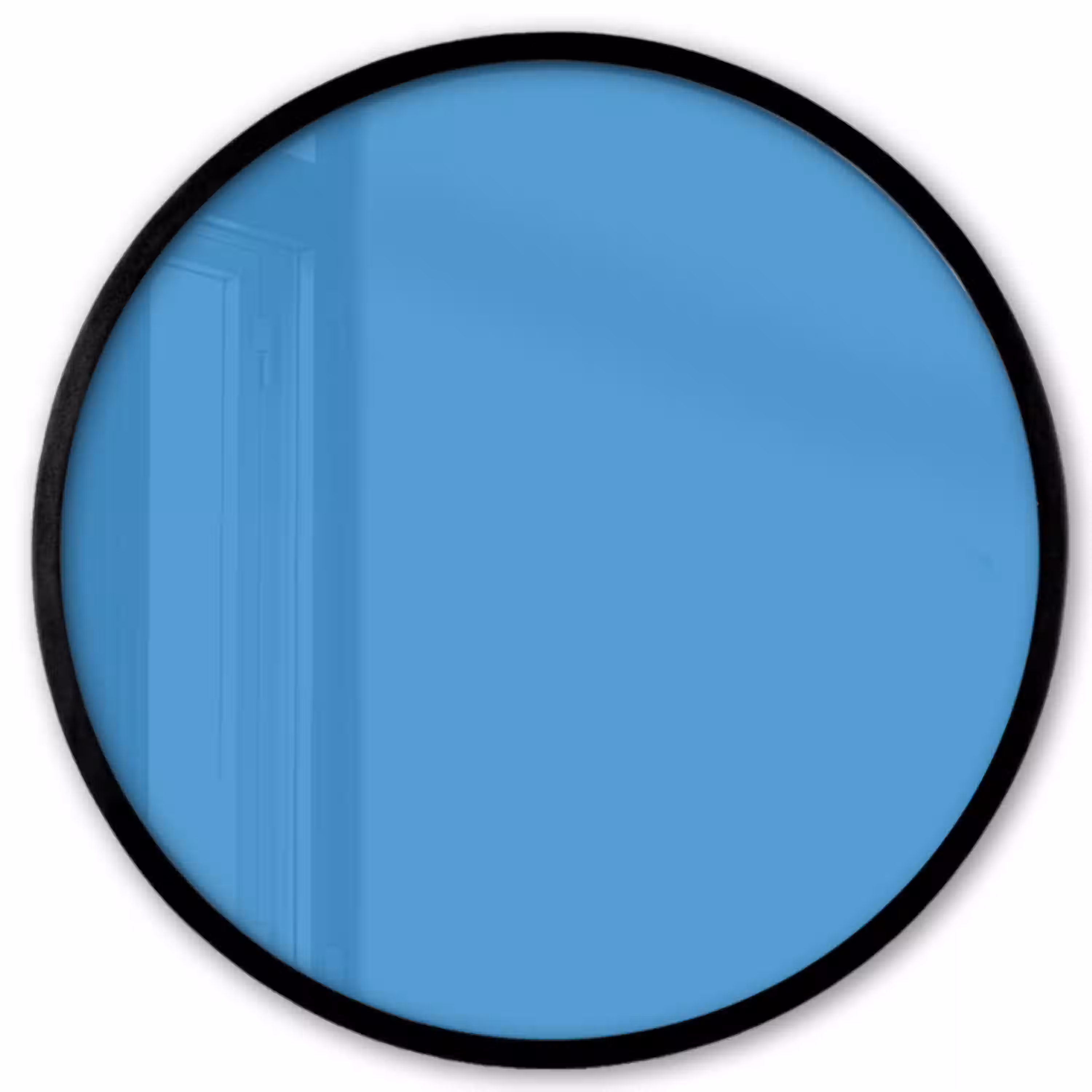 Steel - Blue - Blauw Fotolijst rond zonder passe partout klein 856 -3d