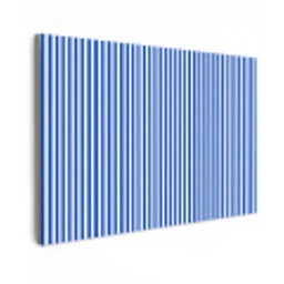 Klassiek - Strepen - Blauw canvas 2cm klein 34 -z3d
