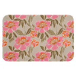 Pioenrozen - Patroon - Roze Badmat klein 997 -3d