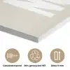 Beige - Vintage - Japandi - Decoratie PET vilt klein -closeup_NL