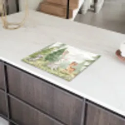 Bos - Dieren - Groen Inductie beschermer vinyl 3mm middel -sfeer8