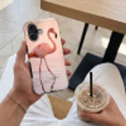 Flamingo - Water - Roze Toughcase MagSafe Apple iPhone 17 klein -Sfeer1M