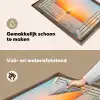 Doorkijk - Zee - Boot - Zonsondergang Inductie beschemer met haakjes klein -ky-schoon-nl