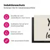 Minimalistisch - Beige - Love Inductie beschermer vinyl 3mm klein -zzzzzzz-lf-ups