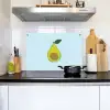 Avocado - Illustratie - Groene - Vrucht Inductie beschemer met haakjes klein -sfeer2