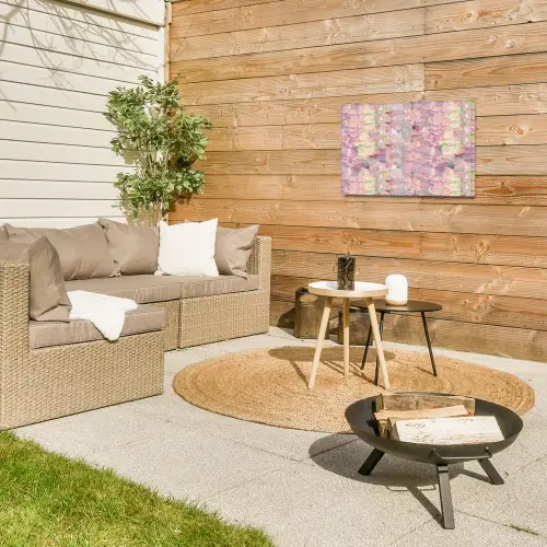 Multi - Zacht - Verf Tuinposter op houten frame 2 cm dik klein 845 -sfeer2