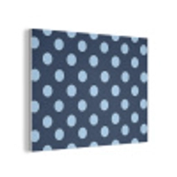 Klassiek - Dots - Blauw PET vilt klein 837 -3d