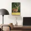Hert - Gewei - Gras - Natuur - Dieren - Groen plexiglas 5mm klein -sfeer6