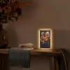 Orchidee - Doorzichtig - Bloem Light Box met kabel (Tafellamp) klein -sfeer4
