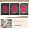 Toedeloe - Roze Light Box met kabel (Tafellamp) klein -USP_dimbaarNL