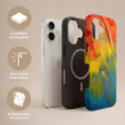 Veren - Ara - Kleurrijk Toughcase MagSafe Apple iPhone 17 klein -USP_Lagen_DE