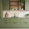 Abstract - Lijnen - Beige keuken achterwand 2 middel 865 -sfeer3