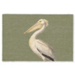 Pelikaan - Wit - Vogel - Klassiek - Natuur Vloerkleed Rechthoek klein -3d