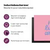 How lucky are we - Klavervier - Roze - Blauw Inductie beschermer vinyl 3mm klein -zzzzzzz-cc-usp