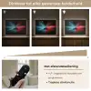 Sportwagen - Rood - Blauw - Snelheid Light Box met batterij (Wandlamp kind) middel -USP_dimbaarNL