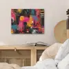 Kleurvlakken - Vormen - Kleurrijk - Abstract PET vilt klein -sfeer3