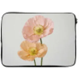 Papavers - Botanisch - Roze laptophoes neopreen klein -zkaufland3dotto