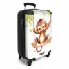 Schommelende grote aap Koffer - NBS - Handbagage middel -productfoto_3d
