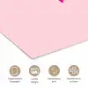Girl power - Roze - Hartje poster papier klein -closeup_NL