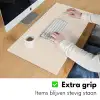 Beige - Effen kleur Muismat XXL klein -sfeer3