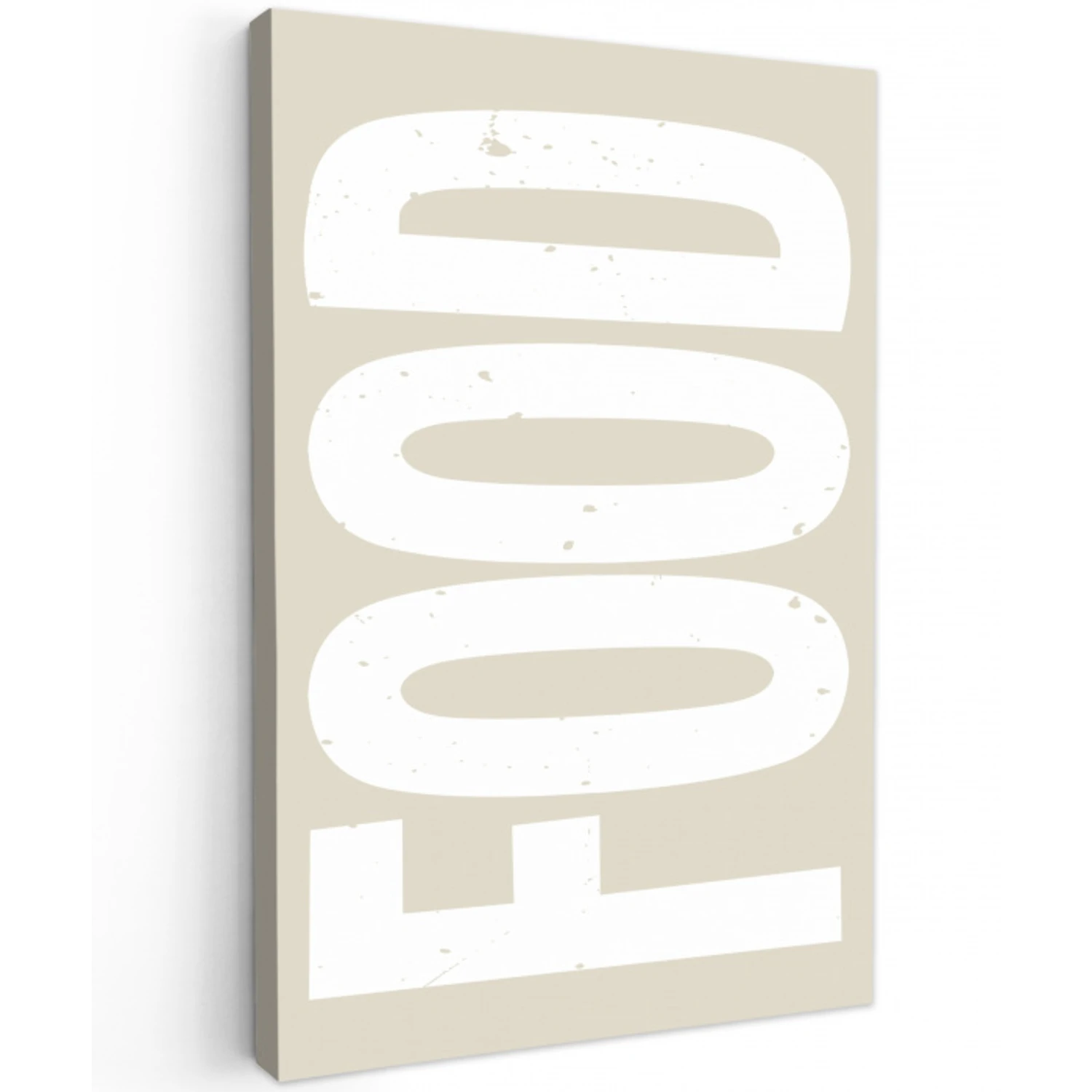 Food - Eten - Decoratie - Japandi Tuinposter op houten frame 2 cm dik klein -3d