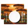 Landschap - Afrikaans - Zon Placemat vinyl groot -zzsfeer2_Kitchenyeah-website