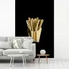 Friet - Goud - Chrome - Eten fotobehang vinyl groot -woonkamer