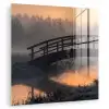 Brug - Mist - Bomen - Water plexiglas 5mm klein -zzzproduct_nieuw