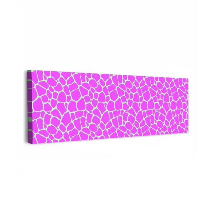 Mintgroen - Roze - Vlekken - Patroon canvas 2cm klein 828 -z3d