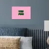 Yes fun - Groen - Roze poster papier klein -sfeer2