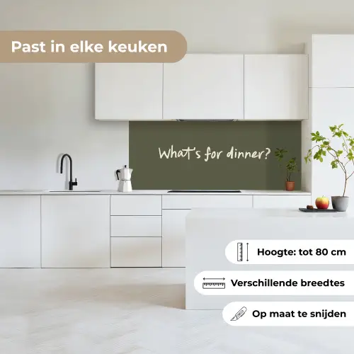Whats for dinner? keuken achterwand 2 middel -sfeer4_NL