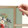Bloemen - Vaas - Kaartje Light Box met batterij (Wandlamp) middel -USP_websiteprintNL